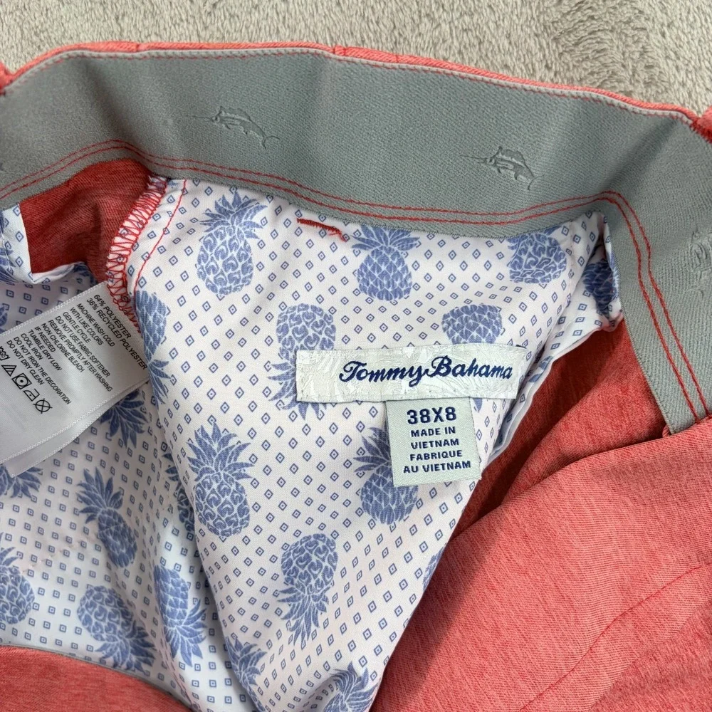 Tommy Bahama On Par IslandZone Golf Shorts in New Red‎ Sail Men 38x8 NWT $110